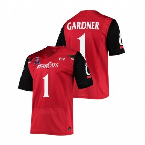 Cincinnati Bearcats Sauce Gardner #1 Premier Jersey Red College Football