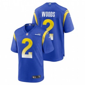 Men's Los Angeles Rams Robert Woods Royal Game Jersey